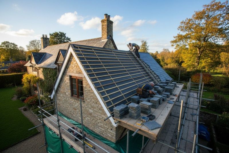 Slate Roof Replacement in Mineral, VA