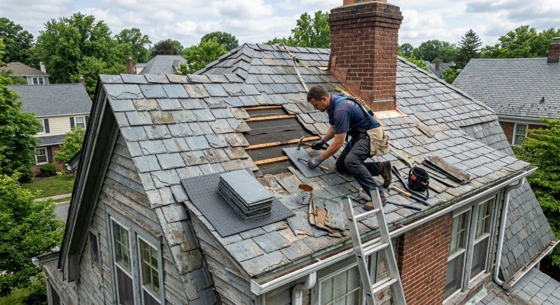 Slate Shingles Repair in Greene County, VA