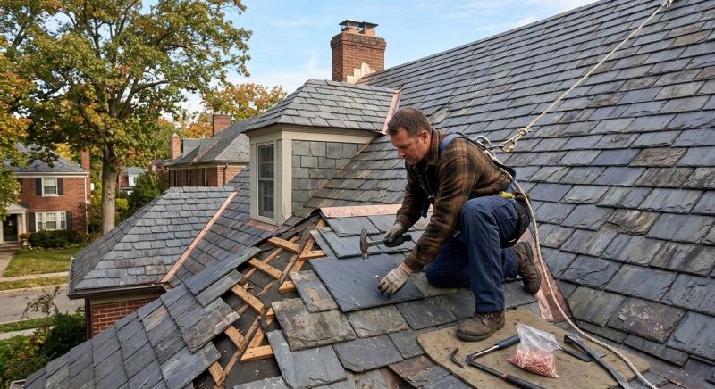 Slate Shingles Repair in Louisa, VA