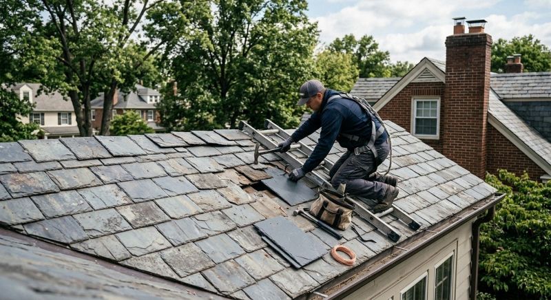 Slate Shingles Repair in Orange, VA