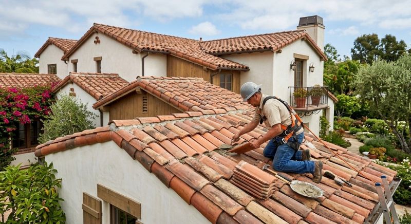 Spanish Tile Roof Repair in Louisa, VA