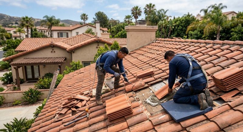 Spanish Tile Roof Repair in Louisa, VA