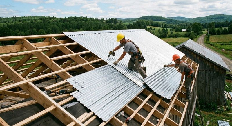 Steel Roof Installation in Louisa, VA