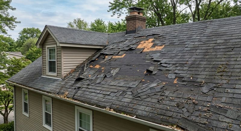 Storm Damage Roof Repair in Palmyra, VA