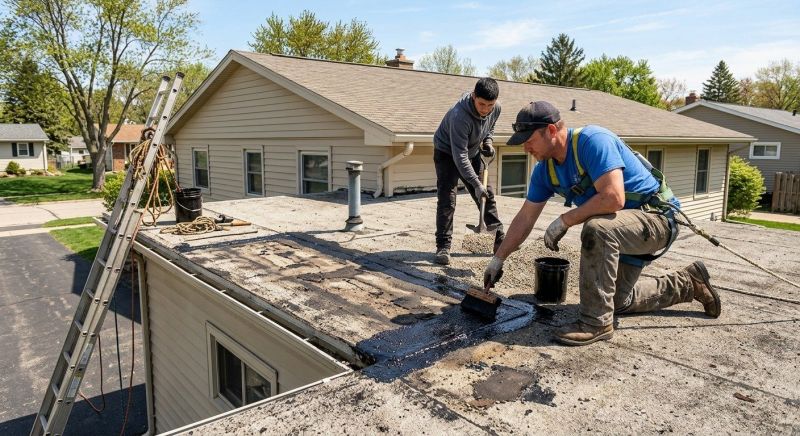 Tar And Gravel Roof Repair in Bumpass, VA