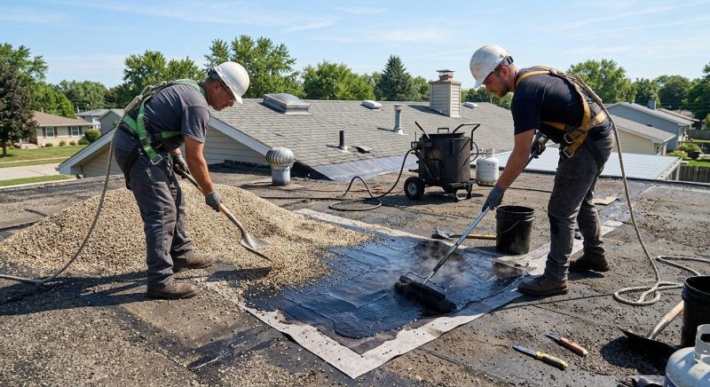 Tar And Gravel Roof Repair in Fork Union, VA