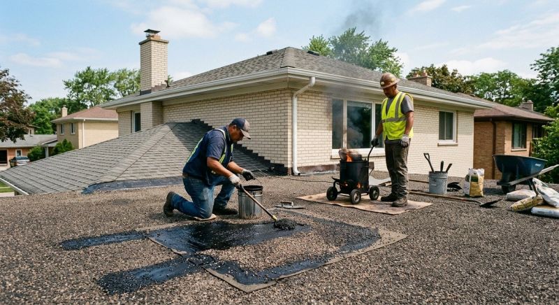 Tar And Gravel Roof Repair in Locust Grove, VA