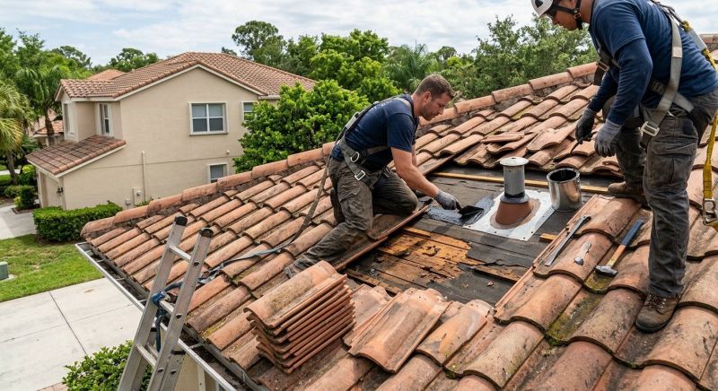 Tile Roof Repair in Kents Store, VA