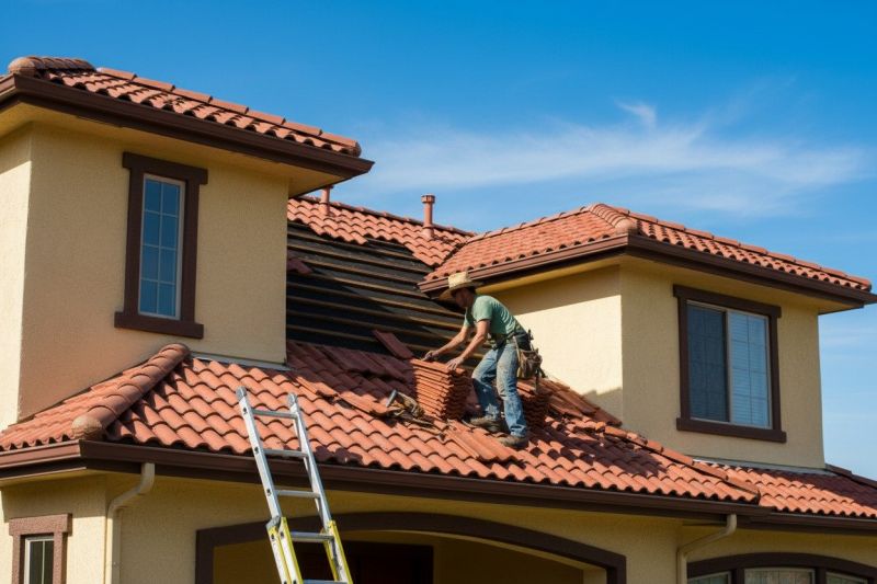 Tile Roof Repair in Mineral, VA