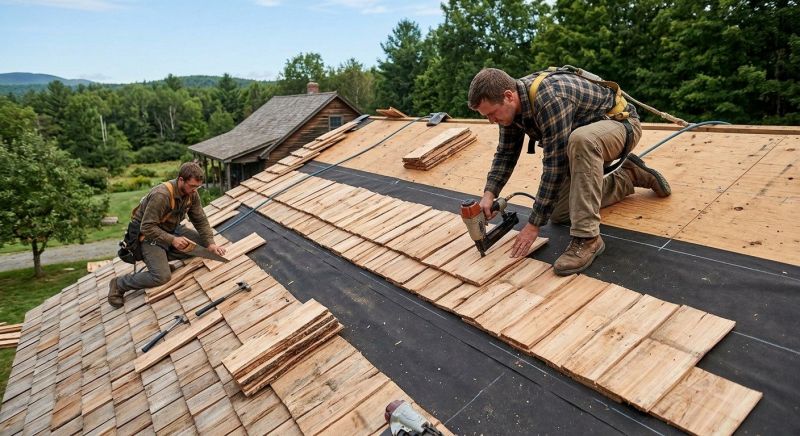 Wood Roofing Installation in Palmyra, VA