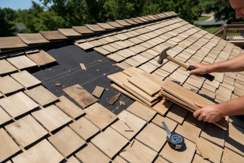 Wood Shake Roof Repair in Bumpass, VA