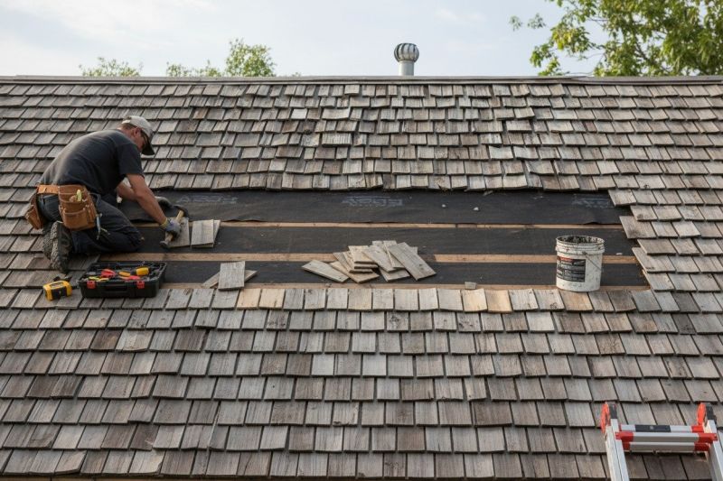 Wood Shake Roof Repair in Bumpass, VA