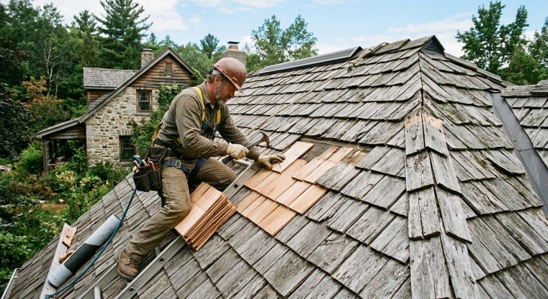 Wood Shake Roof Repair in Keswick, VA