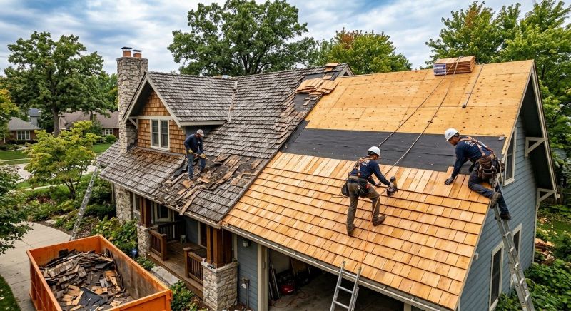 Wood Shake Roof Replacement in Fork Union, VA