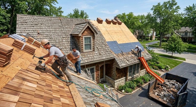 Wood Shake Roof Replacement in Orange, VA